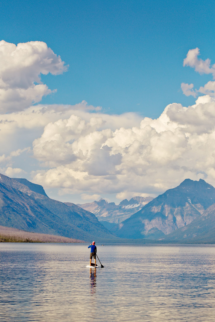 SUP Lake McDonald + 9 Incredible Things to Do in Glacier National Park Montana