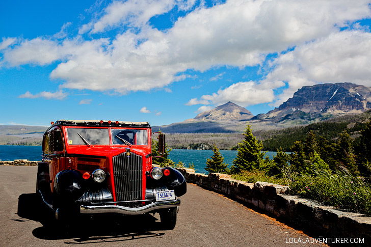 Classic Red Bus Tours at Glacier National Park (+ 9 Incredible Things to Do at Glacier National Park) // localadventurer.com