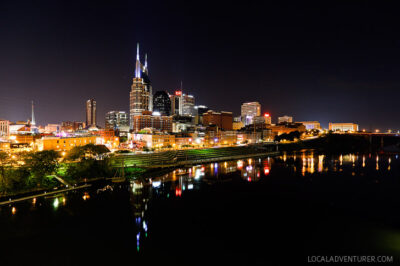 Walk Across the Shelby St Pedestrian Bridge and See the Nashville Skyline (+ 9 Awesome Things to Do in Nashville Tennessee) // localadventurer.com