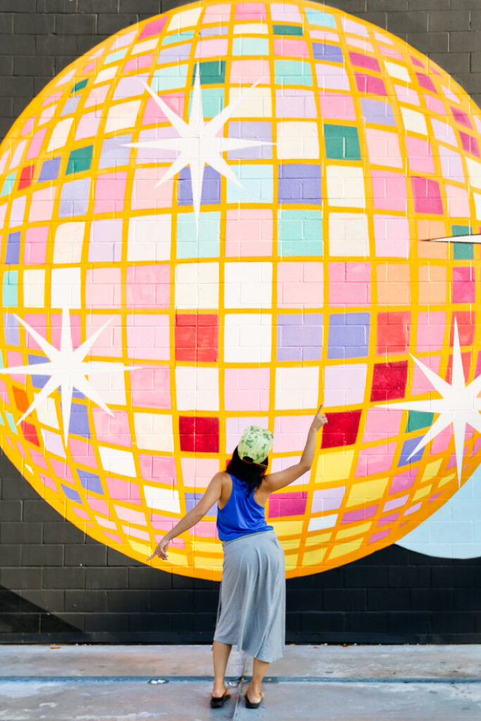 Disco Ball Mural at Disco Kroger (+ Best Instagram Spots in Atlanta) // localadventurer.com