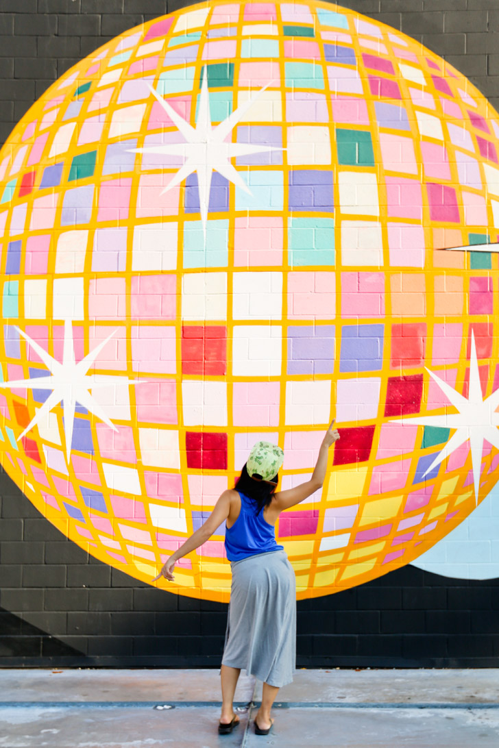 Disco Ball Mural at Disco Kroger (+ Best Instagram Spots in Atlanta) // localadventurer.com