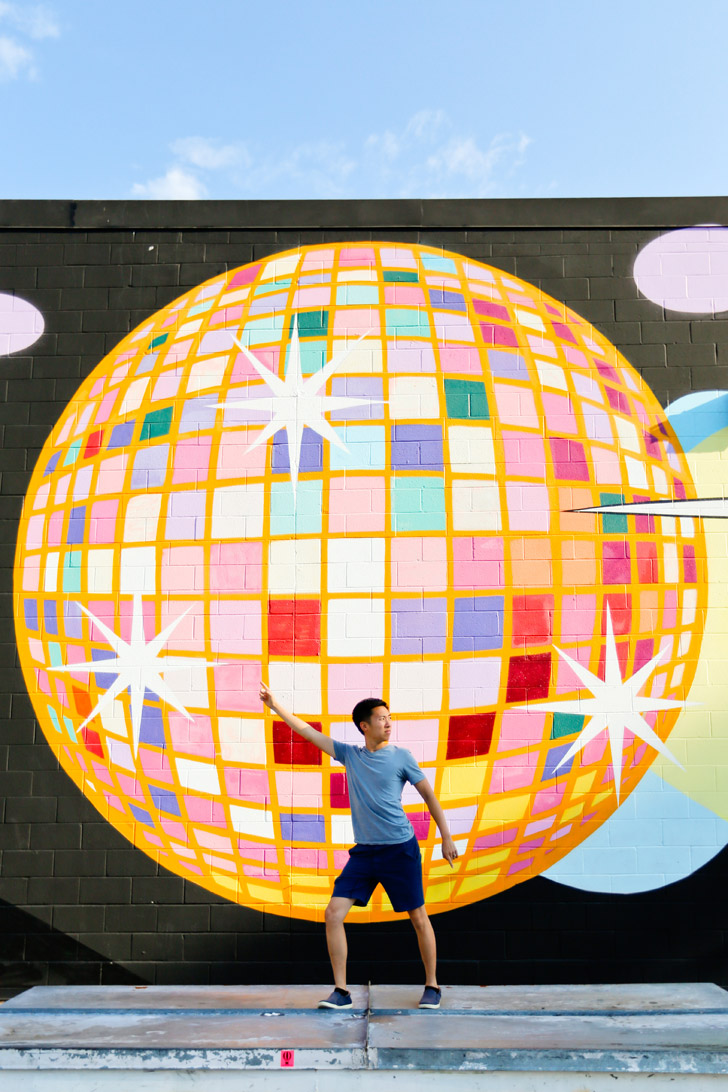 Disco Wall at Disco Kroger (+ Best Instagram Spots in Atlanta) // localadventurer.com