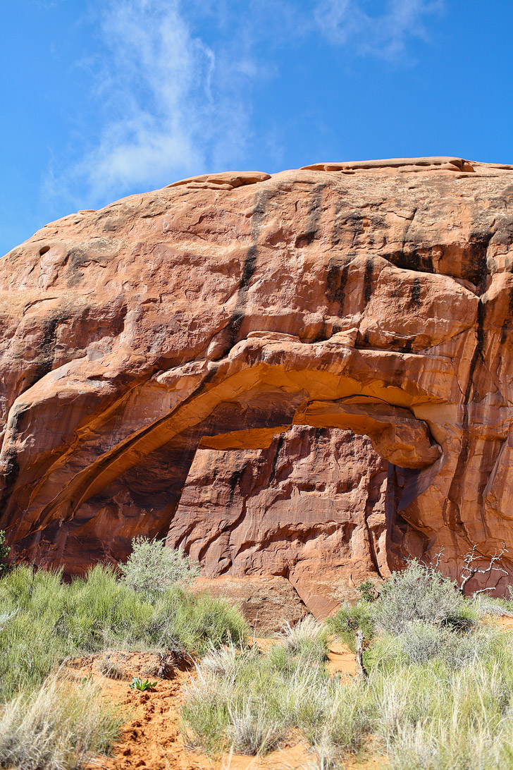 Pine Tree Arch, Devils Garden Trail, Arches National Park, Moab Utah // localadventurer.com