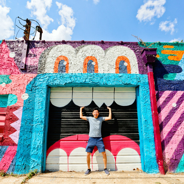 Greg Mike Door Mural (+ Best Places to Take Pictures in Atlanta) // localadventurer.com