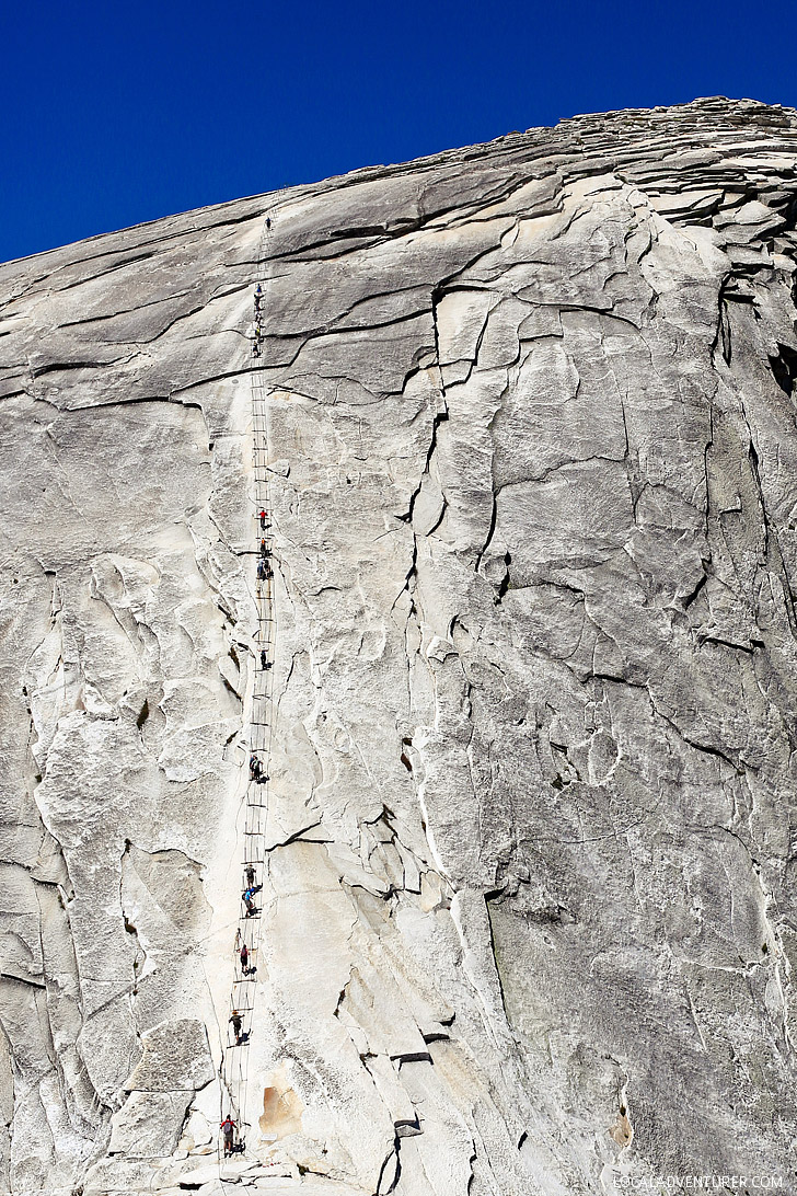 Hiking Half Dome Cables - Scariest thing I've done on a hike... so far // localadventurer.com