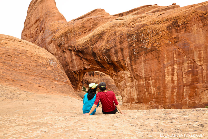 Private Arch Arches National Park (+ 9 Most Beautiful Arches in Arches National Park) // localadventurer.com