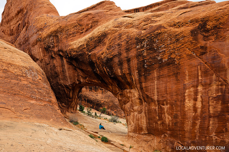 Private Arch Devils Garden Trail Arches National Park Utah // localadventurer.com