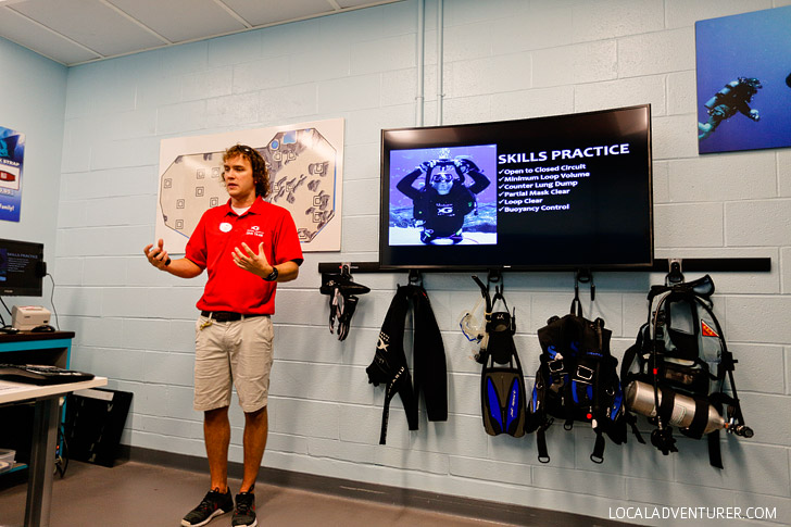 Rebreather Course Georgia Aquarium // localadventurer.com