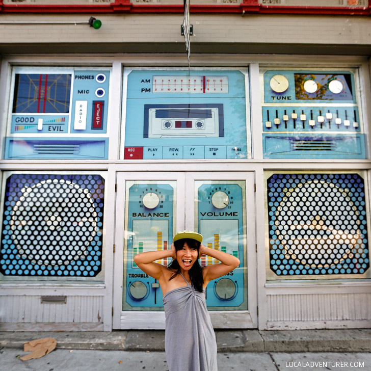 The Music Room Boombox Doors ( + Best Instagram Spots in Atlanta) // localadventurer.com