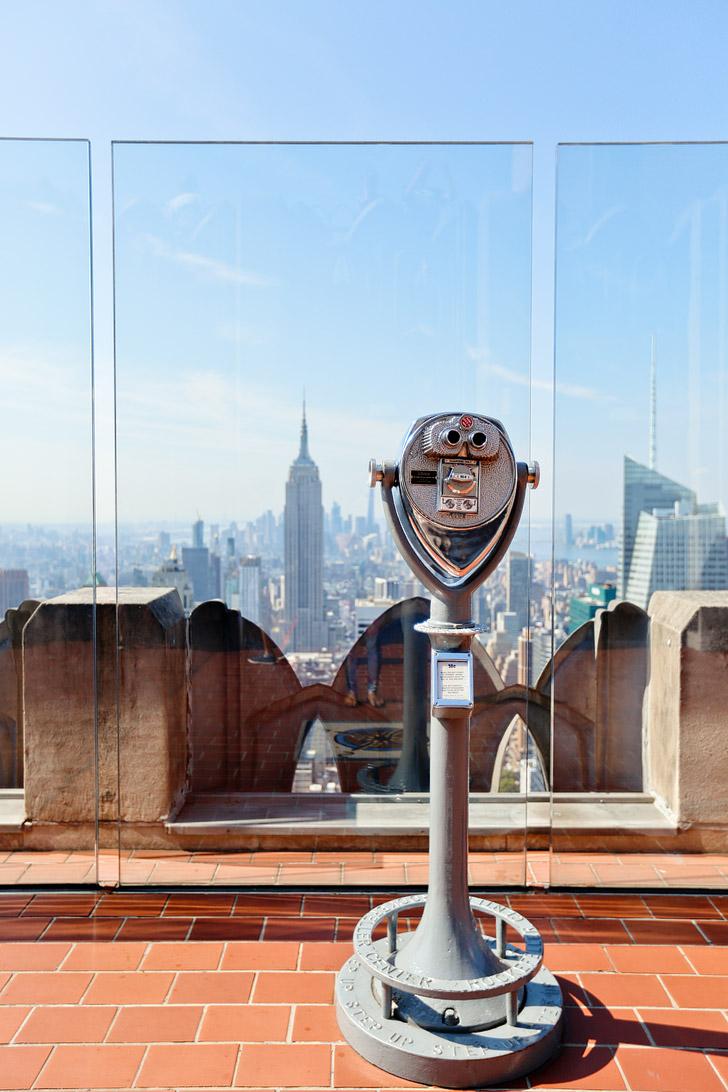 Amazing Views from the Top of the Rockefeller Center - Top of Rock NYC // localadventurer.com