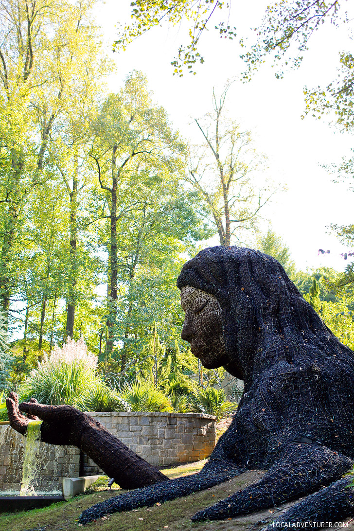 Earth Goddess - Atlanta Botanical Garden Living Sculptures // localadventurer.com