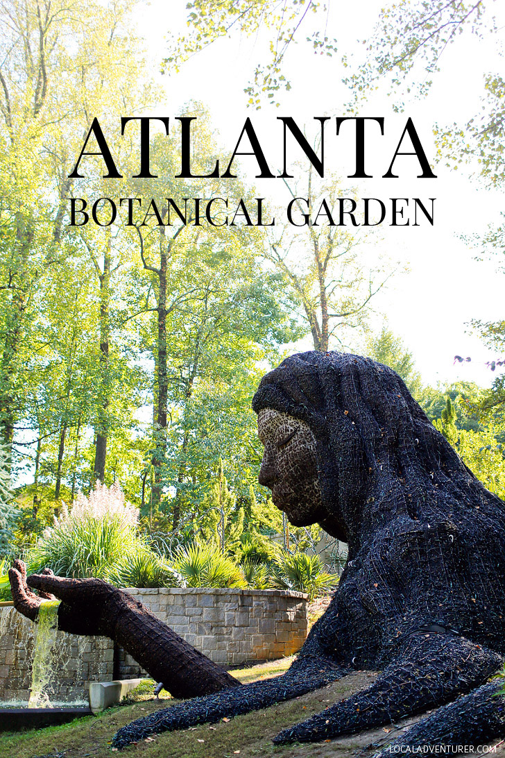 This is the Earth Goddess, a living sculpture part of the Atlanta Botanical Garden // localadventurer.com