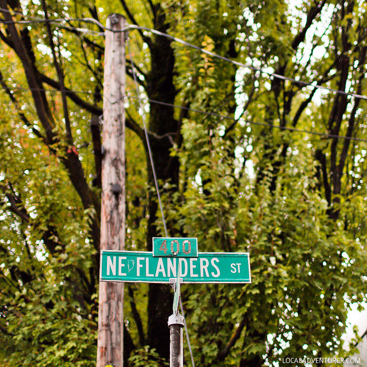 Simpsons Character Streets (+ 25 Free Things to Do in Portland Oregon) // localadventurer.com