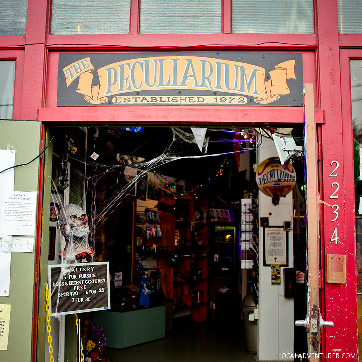 If you're looking for weird, you'll want to visit the Freakybuttrue Peculiarium and Museum in Portland Oregon // localadventurer.com
