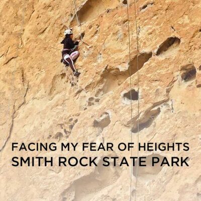 Facing my fear of heights at Smith Rock State Park Oregon // localadventurer.com