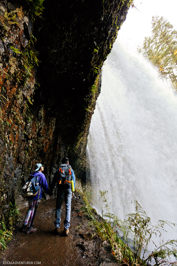 Middle North Falls, Trail of Ten Falls Hike, Silver Falls State Park, Oregon USA // localadventurer.com