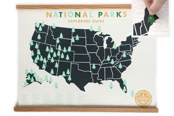 National Parks Checklist and Map (25 Best Gifts for Adventurers) // localadventurer.com