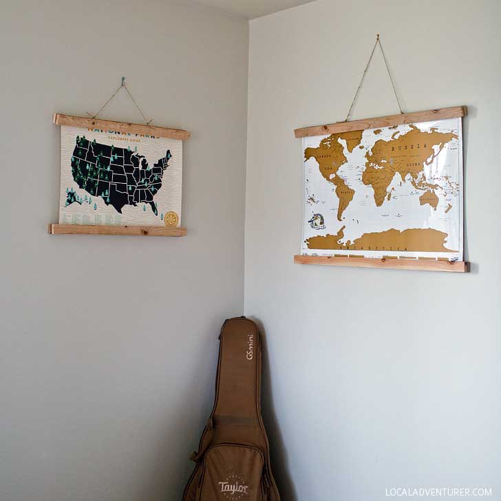 Original Scratch World Map (25 Best Gifts for Globetrotters) // localadventurer.com