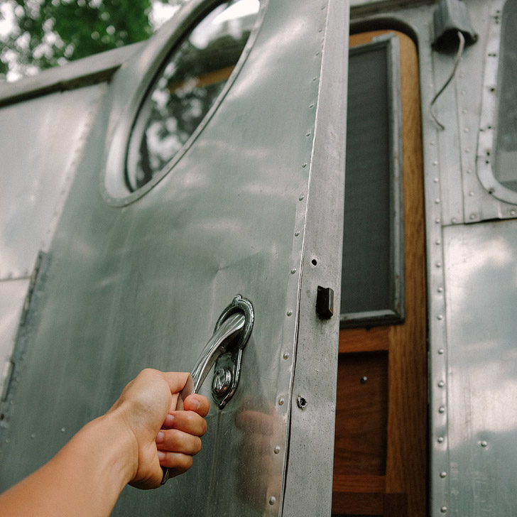 Stay in a vintage trailer at Asheville Glamping (101 Things to Do in Asheville NC) // localadventurer.com