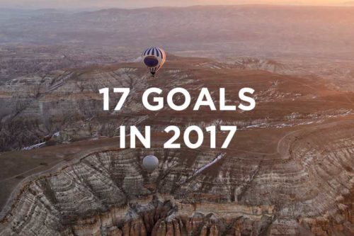 17 in 2017 Goals – Taking a Step Back from Blogging