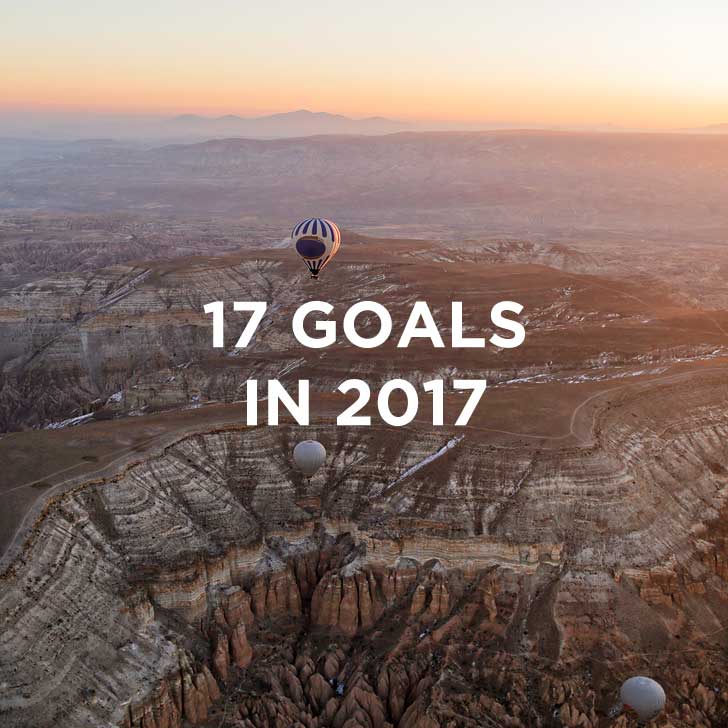You are currently viewing 17 in 2017 Goals – Taking a Step Back from Blogging