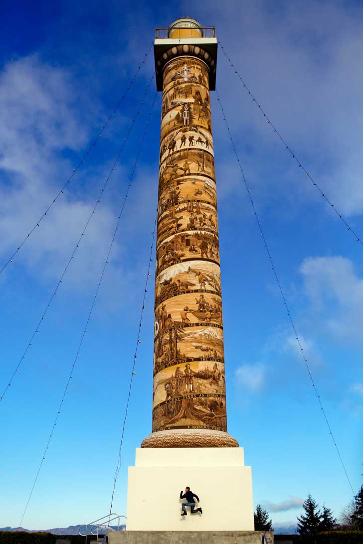 The Astoria Column + 15 Unique Things to Do in Astoria Oregon