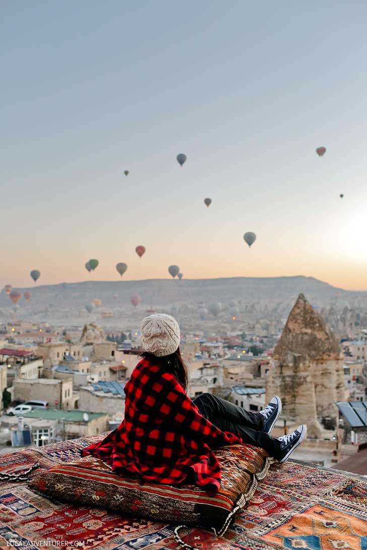 View from the Sultan Cave Suites Cappadocia Turkey - a wonderful hotel to stay at! // localadventurer.com