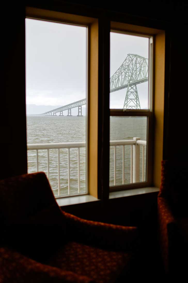 The views of the Astoria Bridge is incredible from the Cannery Pier Hotel // localadventurer.com