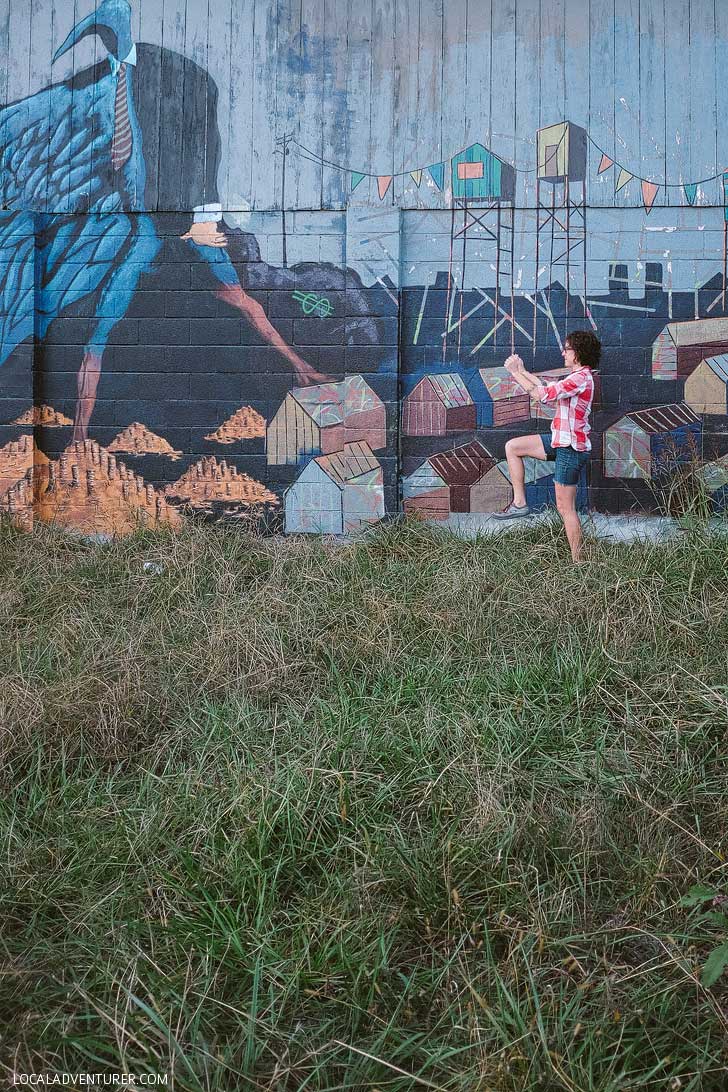 Foundation Walls (Asheville Street Art Guide) // localadventurer.com