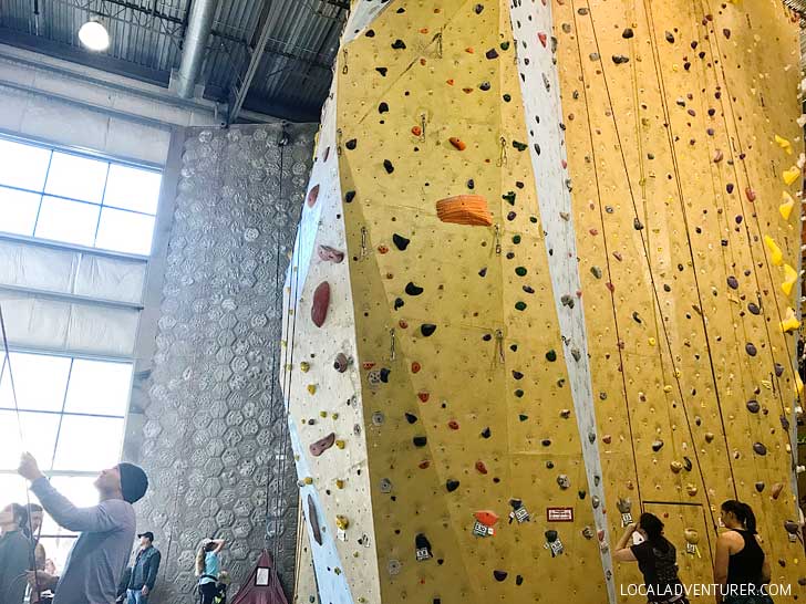 Indoor Rock Climbing Tips from Portland Rock Gym // localadventurer.com