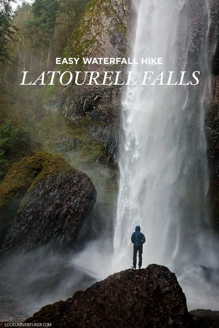 Latourell Falls is the first waterfall you’ll come across as you enter the Columbia Gorge from Portland. It's an easy waterfall hike and only 30 minutes away from the city. // localadventurer.com