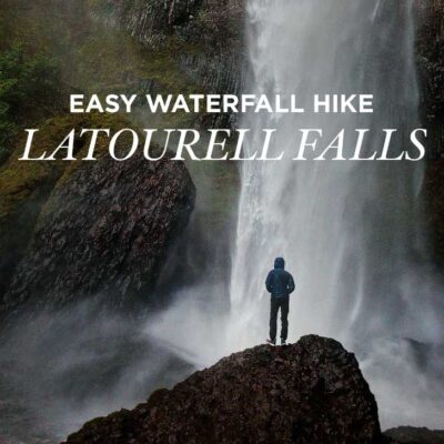 Latourell Falls is the first waterfall you’ll come across as you enter the Columbia Gorge from Portland. It's an easy waterfall hike and only 30 minutes away from the city. // localadventurer.com
