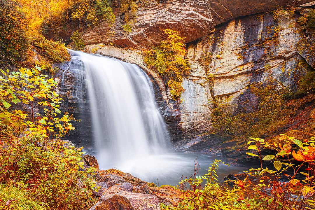 Looking Glass Falls NC + 15 Best Hikes Near Asheville NC