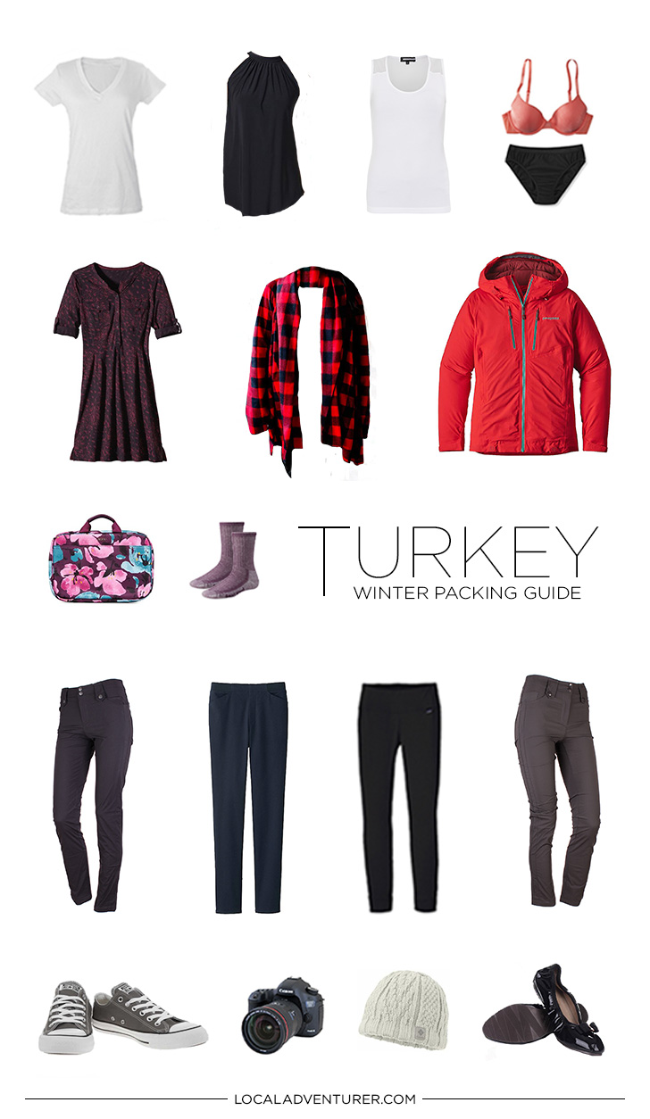 What to Pack for Turkey in Winter (Istanbul and Cappadocia) - even with bulkier items, if you pack versatile pieces, you'll have plenty of room left to bring home turkish delight! // localadventurer.com