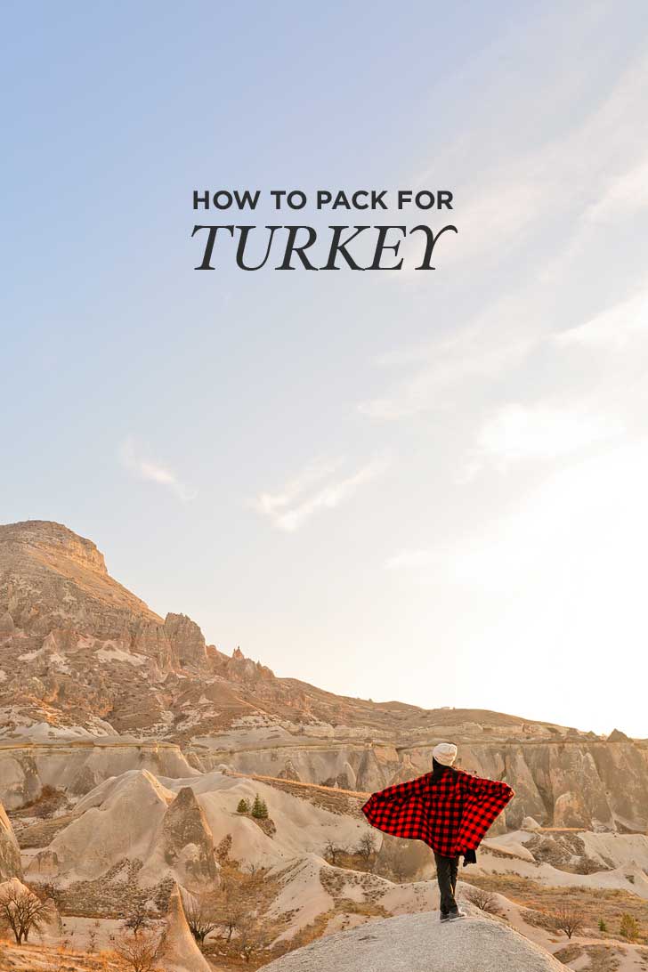 WWhat to Pack for Turkey in Winter (Istanbul and Cappadocia) - even with bulkier items, if you pack versatile pieces, you'll have plenty of room left to bring home turkish delight! // localadventurer.com