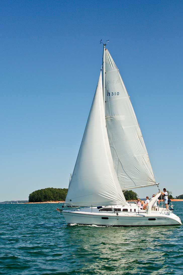 Lake Lanier is a popular spot for Atlantans to swim, boat, fish, or enjoy other water sports. You can find hiking trails and even zip line through the trees too. // localadventurer.com