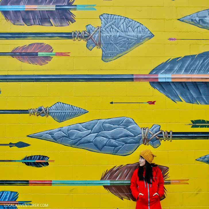 Blaine Fontana Arrows Mural (Guide to Portland's Best Murals) // localadventurer.com