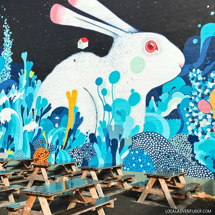 Rabbit Mural by Mateu Velasco + Best of Portland Murals // localadventurer.com