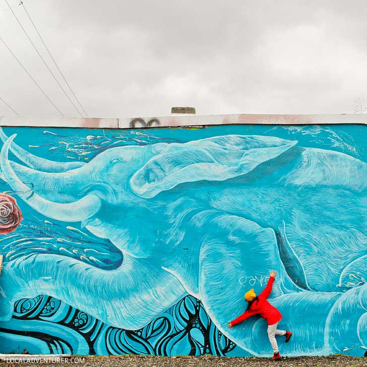 Pablo Garcia Elephant Mural + Guide to the Best Portland Murals // localadventurer.com