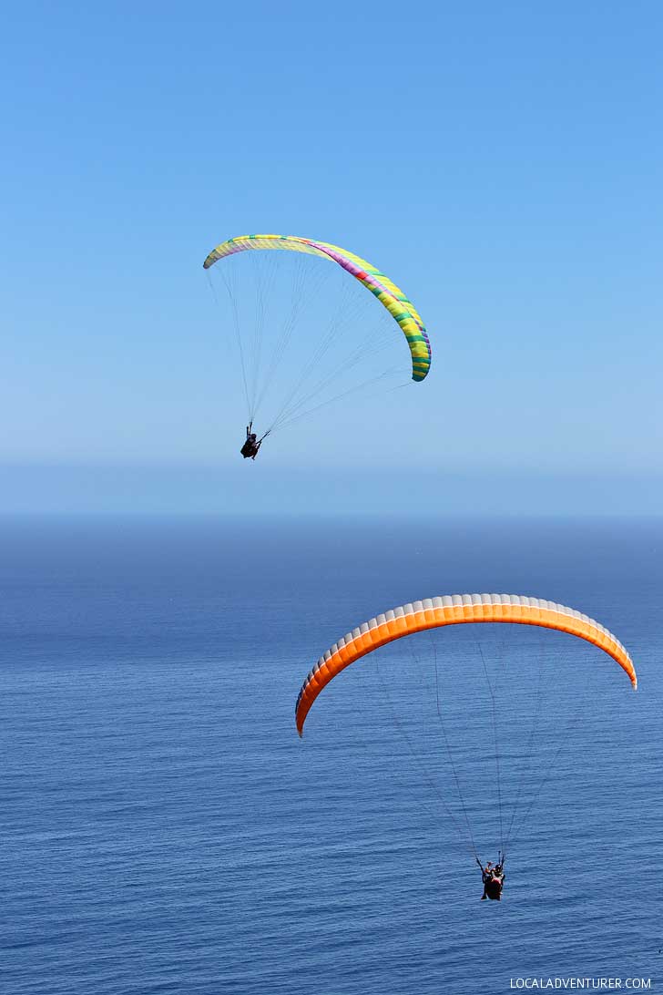 Paragliding Signal Hill Cape Town - one of the best things to do in Cape Town. You get a beautiful view Signal Hill, Lions Head, Table Mountain, and the ocean // localadventurer.com