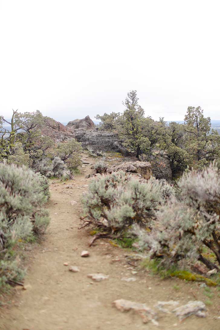 Misery Ridge Smith Rock Trails in Oregon - this is an iconic hike in the park offers scenic views of Crooked River and Monkey Face. Check out detailed info on the hike here // localadventurer.com