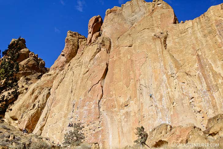 Morning Glory Wall Smith Rock Rock Climbing - Smith is one of the most popular climbing destinations in Oregon and the US. It has around 2000 climbing routes, but also plenty of activities even if you don’t climb // localadventurer.com