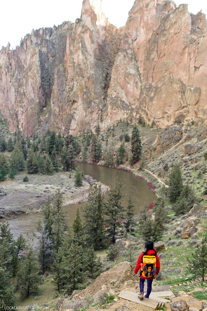 Smith Rock Trails - Hiking Oregon - great place to go rock climbing. It’s the birthplace of sport climbing in the US, but also offers great hikes with scenic views. See the ultimate guide to the park here // localadventurer.com