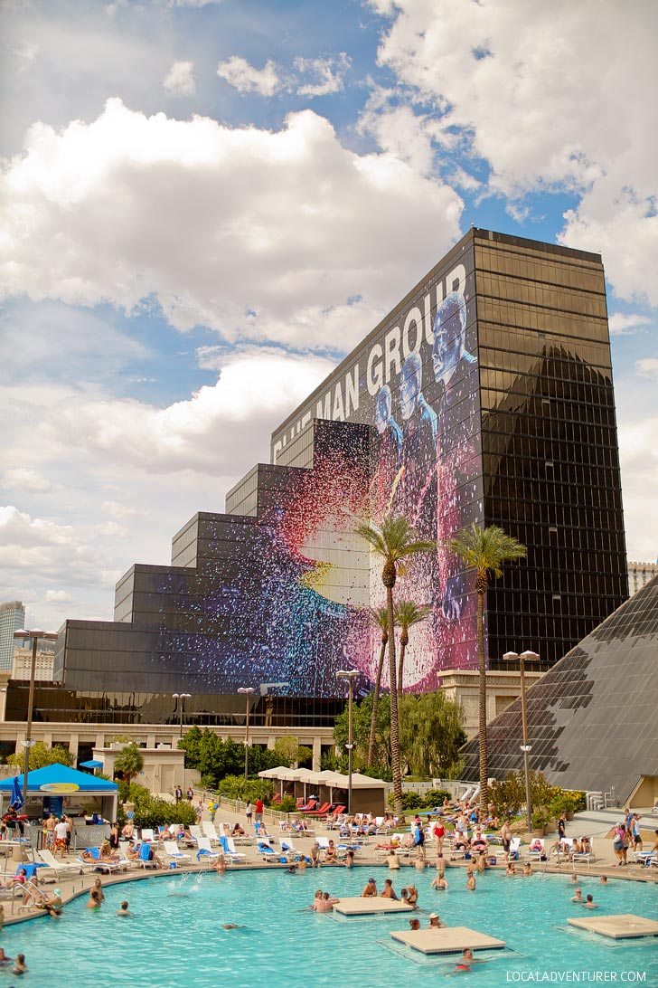 The Blue Man Group Luxor Hotel and Casino + Enter to Win Free Tickets // localadventurer.com