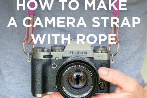 Rope Camera Strap DIY Tutorial