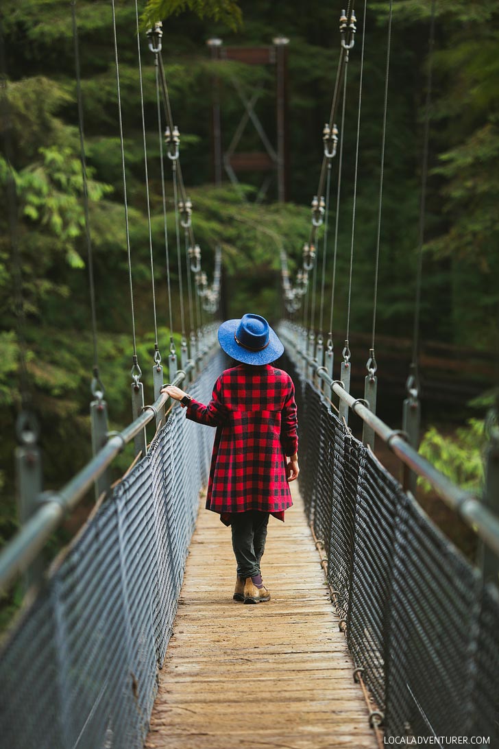 Drift Creek Falls Suspension Bridge, Lincoln City, Oregon Coast // localadventurer.com