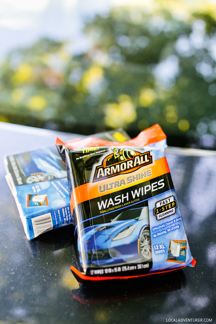 How to Clean Your Car on the Go with Armor All Wash Wipes (Review) // localadventurer.com