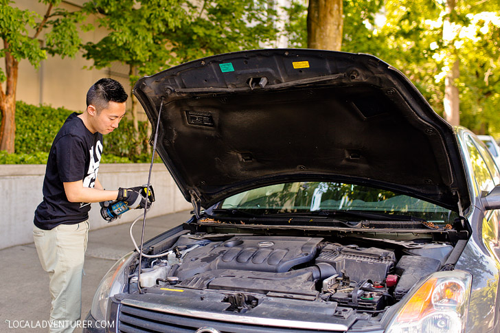 How to Recharge Your Car AC - An Easy DIY Solution // localadventurer.com