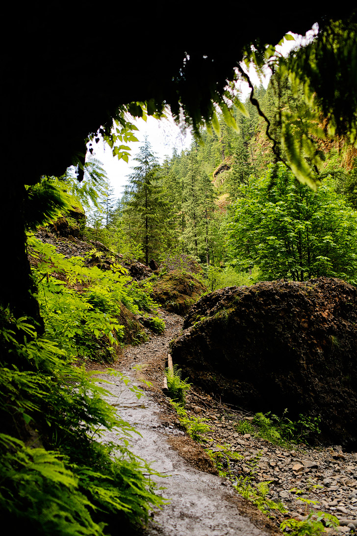 Wahclella Falls Cave, Columbia River Gorge, Oregon // localadventurer.com