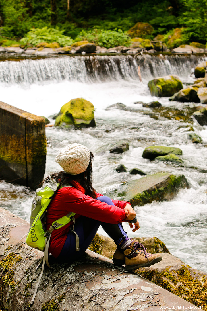 Wahclella Falls Trailhead to the Bonneville Fish Hatchery Dam - Columbia River Gorge Hiking Guide // localadventurer.com